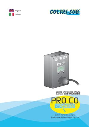 Pro CO, Carbon Monoxide analyzer