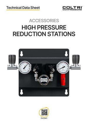 High pressure reduction stations